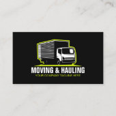Box Truck Moving, Hauling & Delivery Service Visitenkarte (Vorderseite)