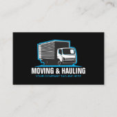 Box Truck Transport Hauling Delivery Service Compa Visitenkarte (Vorderseite)