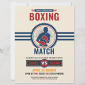Box-Turnier Flyer Vorlage (Vorderseite)