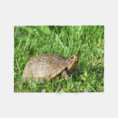 Box Turtle Fleecedecke (Vorderseite (Horizontal))
