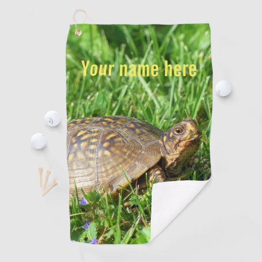 Box Turtle Golfhandtuch (Insitu)