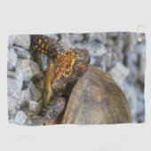 Box Turtle Golfhandtuch (Horizontal)