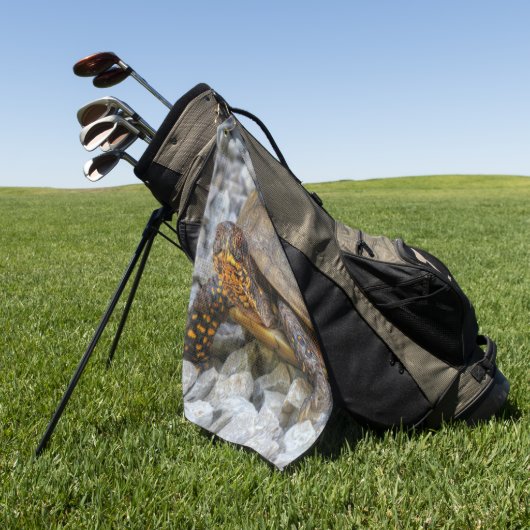 Box Turtle Golfhandtuch (Gras)