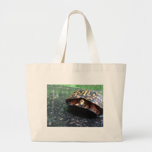 Box Turtle Jumbo Stoffbeutel (Vorne)
