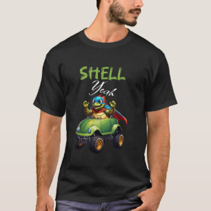 Box Turtle Niedlich Monster Truck Muschel Yeah Sup T-Shirt