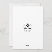 Box Valentine Feiertagskarte (Rückseite)