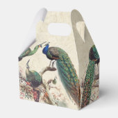 Box "Vintage Pfauenvögel — Wildtiere" Geschenkschachtel (Vorderseite)