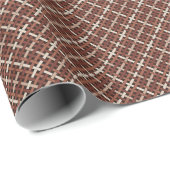 Box Weave (Erde und Lehm) Geschenkpapier (Rolleneckpunkt)