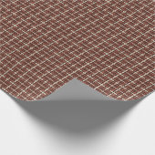 Box Weave Square (Erde und Lehm) Geschenkpapier (Ecke)