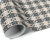 Box Weave Square (Tailored Editorial) Wrapping Geschenkpapier (Rolleneckpunkt)
