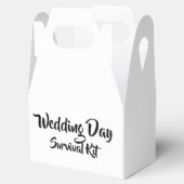 Box "Wedday Survival Kit" Geschenkschachtel (Geöffnet)