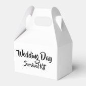 Box "Wedday Survival Kit" Geschenkschachtel (Vorderseite)