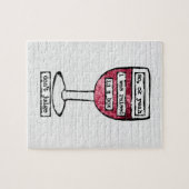 Box Wein Glas Jigsaw Puzzle - Funny Wine (Horizontal)