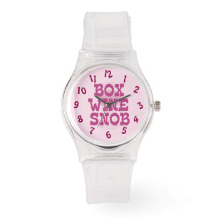 Box Weinsnob Armbanduhr