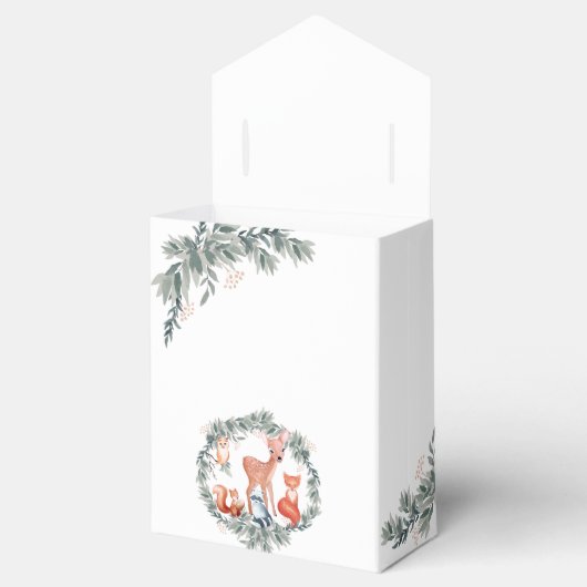 Box Woodland Animals Baby Showroom Geschenkschachtel (Geöffnet)