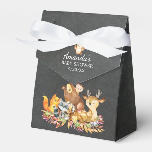 Box Woodland Animals Baby Showroom Geschenkschachtel (Vorderseite)