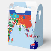 Box "World Map of Flags" Geschenkschachtel (Geöffnet)