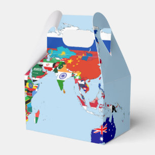Box "World Map of Flags" Geschenkschachtel