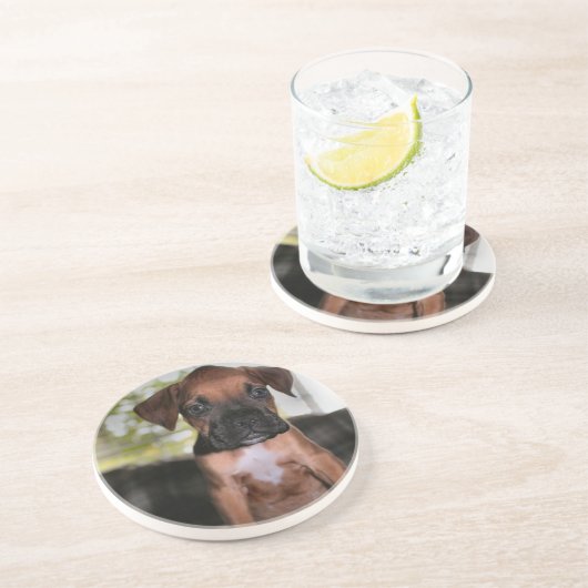 Boxbaby Getränkeuntersetzer (Seite)