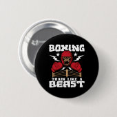 Boxbahn wie ein Biest - Kickboxer G Button (Vorne & Hinten)