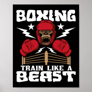Boxbahn wie ein Biest - Kickboxer G Poster