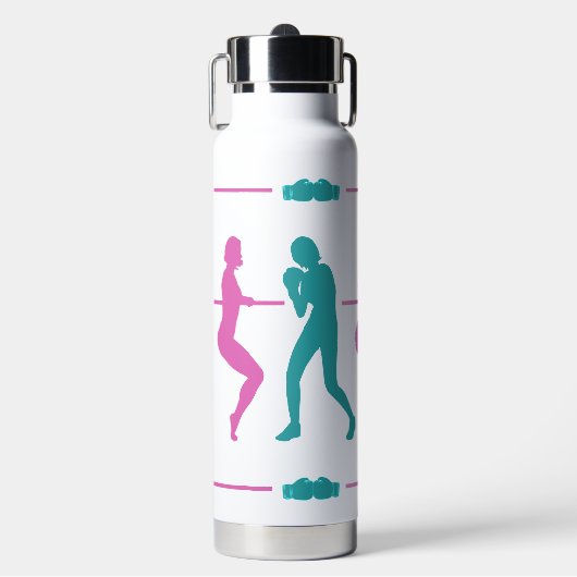 Boxbarre Silhouette Trinkflasche (Vorderseite)