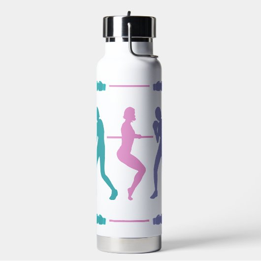 Boxbarre Silhouette Trinkflasche (Links)