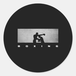 Boxbekleidung - Boxen 1 Runder Aufkleber