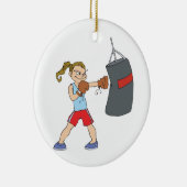 Boxbeutel Keramikornament (Rechts)