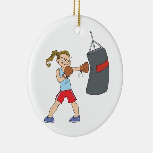 Boxbeutel Keramikornament (Rechts)