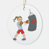 Boxbeutel Keramikornament (Links)