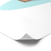 Boxbox mit Weihnachtsdekoration und Weihnachtsmann Poster (Ecke)