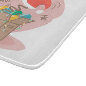 Boxbox mit Weihnachtsdekoration und Weihnachtsmann Schneidebrett (Ecke)