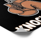 Boxboxen Mama sagte "Knock U Out Fighting S Poster (Ecke)