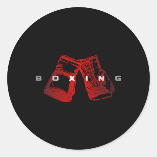 Boxboxen Runder Aufkleber (Vorderseite)
