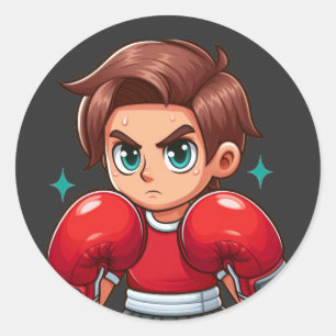 Boxboy Runder Aufkleber