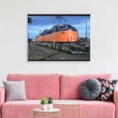 Boxcab Milwaukee Road, elektrisch #E34A_Trains Leinwanddruck (Insitu (Wohnzimmer))