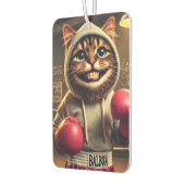 "Boxchamp? - Katze mit Boxklumpen Autolufterfrischer (Links)