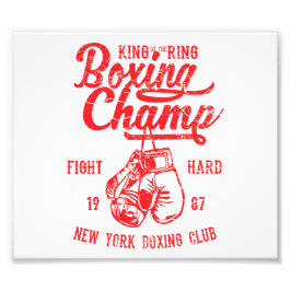 Boxchamp New York Boxing Club Fotodruck