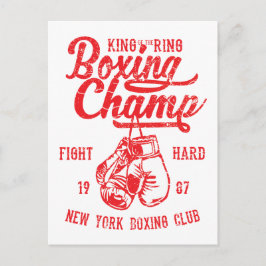 Boxchamp New York Boxing Club Postkarte