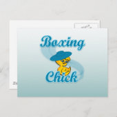 Boxchick #3 postkarte (Vorne/Hinten)