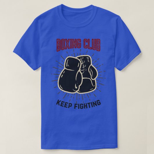 Boxclub behalte Kämpfe T-Shirt (Design vorne)