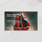 Boxclub Bilingual Spanish Business Card Visitenkarte (Rückseite)