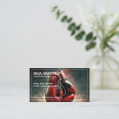 Boxclub Bilingual Spanish Business Card Visitenkarte (Stehend Vorderseite)