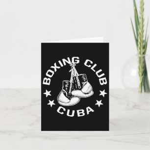 Boxclub Cuba Handschuhe Grafik für einen Boxbereic Karte