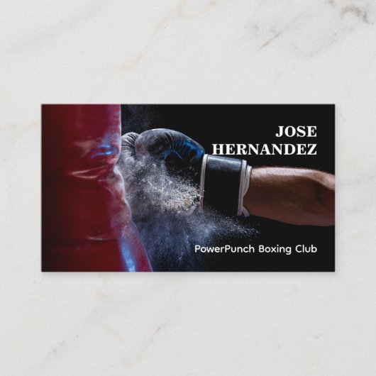 Boxclub Visitenkarte (Vorderseite)