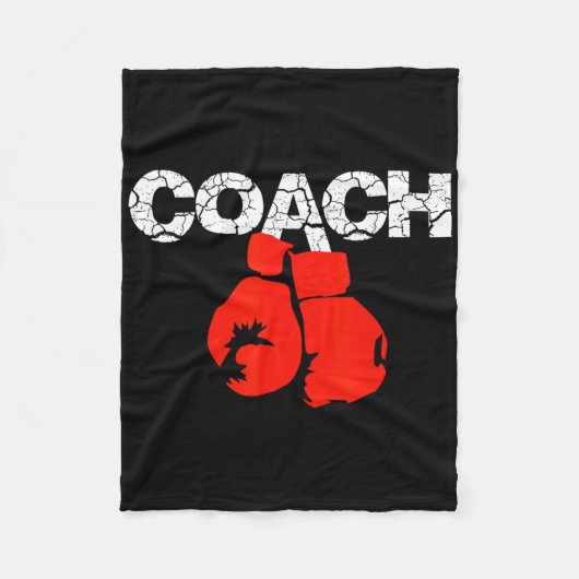 Boxcoach-Definition-Boxtrainer Boxcoach Fleecedecke (Vorderseite)