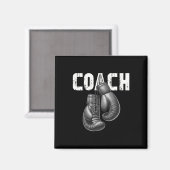 Boxcoach Kickboxing Boxhandschuhe Boxer Sporty Magnet (Vorderseite/Rückseite)