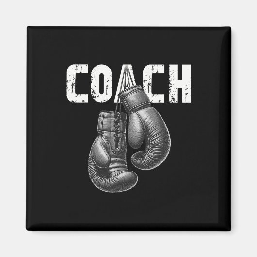 Boxcoach Kickboxing Boxhandschuhe Boxer Sporty Magnet (Vorne)