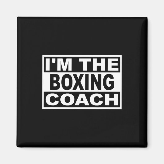 Boxcoach Square Grafik Magnet (Vorne)